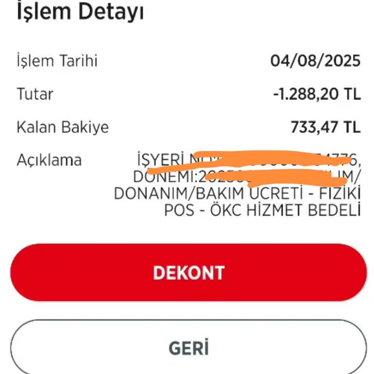 Kullanmadığım Pos Cihazı İçin Haksız Ücret Mağduriyeti