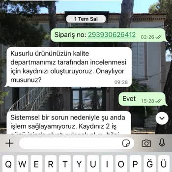 İade Ve Ürün Sorunlarında Cevapsızlık Ve İlgisizlik Yaşıyorum