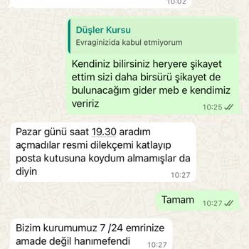 Aldığım Hizmetten Memnun Kalmadım, Kayıt Silme Ve İletişim Sorunu Yaşıyorum