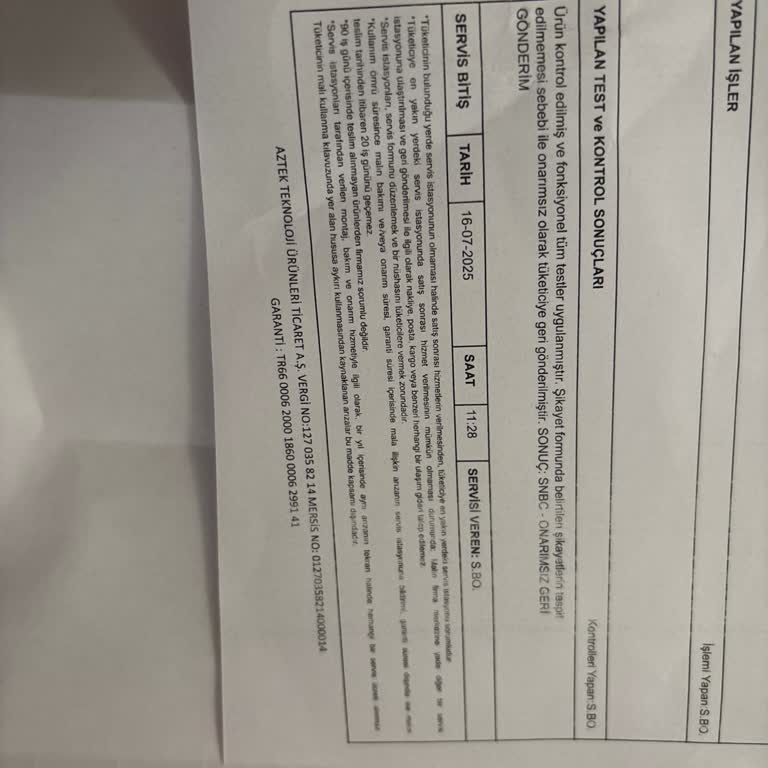 Teknik Servis Sorunu Çözmedi, Kulaklık Sorunum Devam Ediyor