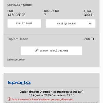 Bilet İptalinde Adil İade Bekliyorum