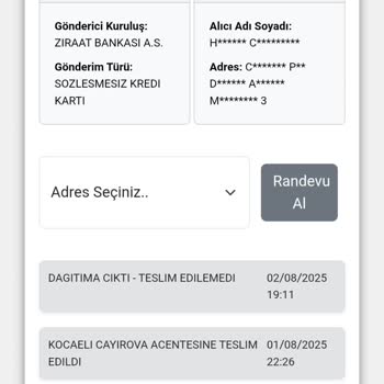 Kuryenet Kart Teslimatında Mesai Saati Sorunu