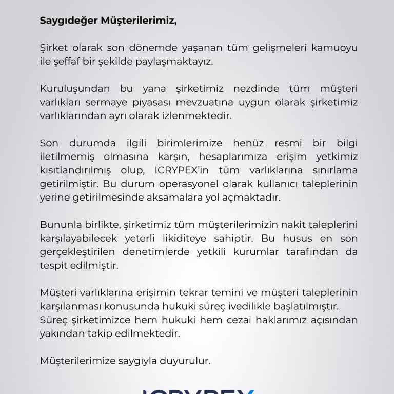 Borsa Hesabımdan TL Çekim Talebim Gerçekleştirilmiyor, Mağduriyet Yaşıyorum