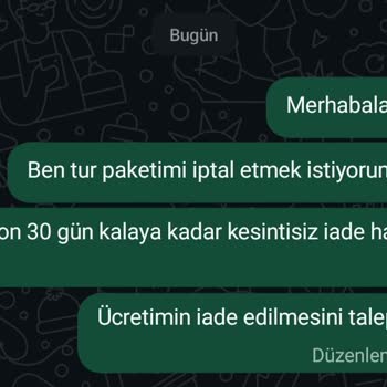 Tayland Turu Sonrası İletişimsizlik Ve İade Sorunu