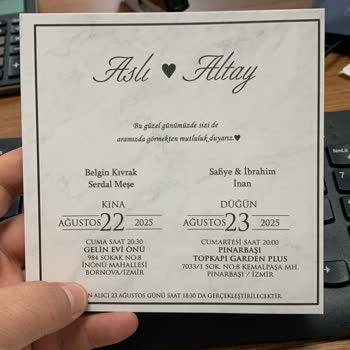 Davetiye Siparişimde Kesim Hatası Ve İlgisiz Müşteri Hizmetiyle Mağdur Oldum