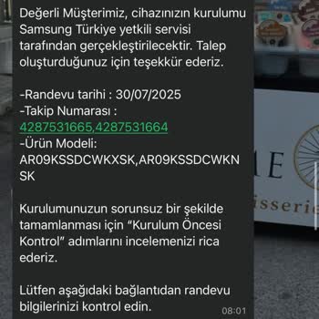 Yetkili Servis İletişimsizliği Ve Montaj Gecikmesi Mağduriyeti