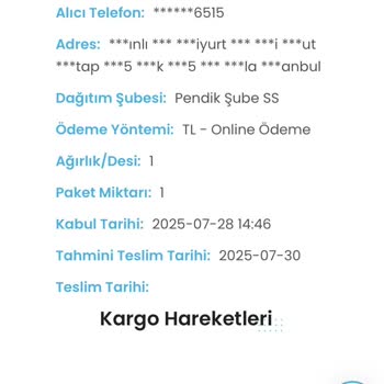 Kargoist Gecikmesi Nedeniyle Mağduriyet Ve Bilgilendirme Eksikliği