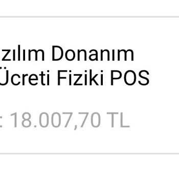 Sözleşmede Yer Almayan Pos Yazılım Ücretlerinin İadesini Talep Ediyorum