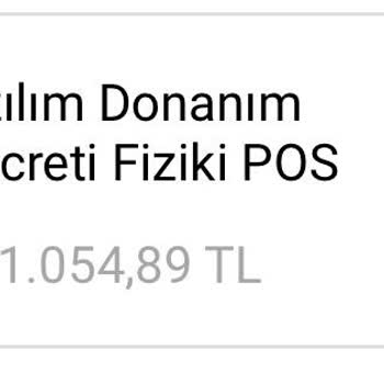 Sözleşmede Yer Almayan Pos Yazılım Ücretlerinin İadesini Talep Ediyorum