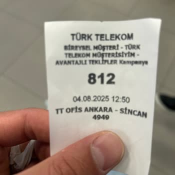 Türk Telekom Şubesinde 40 Dakika Süren Bekleme Mağduriyeti