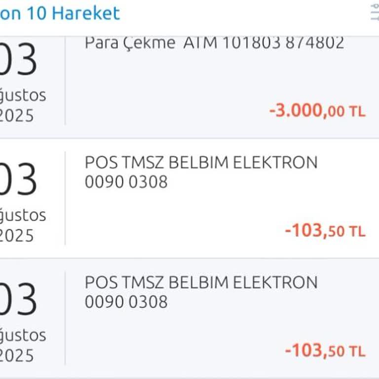 Akbile Yüklenmeyen 100 TL'nin İadesini Bekliyorum