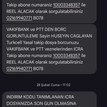 Adıma Açılan Sahte Hat Nedeniyle Yıllardır Haksız Borç Ve İcra Tehdidiyle Rahatsız Ediliyorum