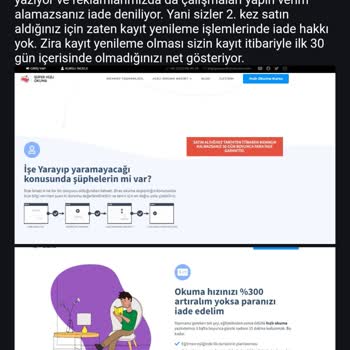 Superead Hızlı Okuma Uygulamasında İade Ve Müşteri Hizmetleri Sorunu