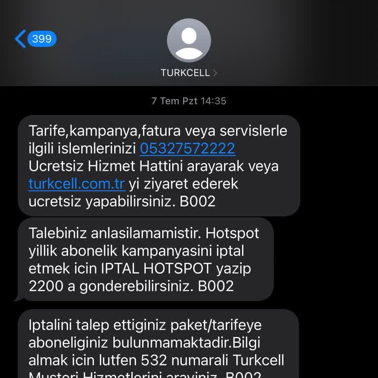 İptal Edilen İnternet Paketi İçin Haksız Fatura Yansıtılması
