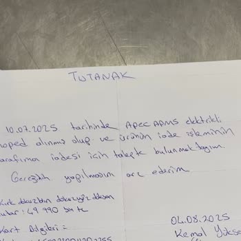 A101'den Aldığım Motor Teslim Edilmedi, İade De Yapılmıyor