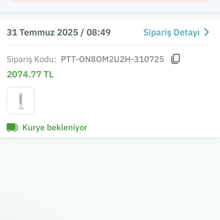 Kule Tipi Vantilatör Siparişim 5 Gündür Gönderime Çıkarılmadı, Müşteri Hizmetlerinden Yanıt Alamıyorum