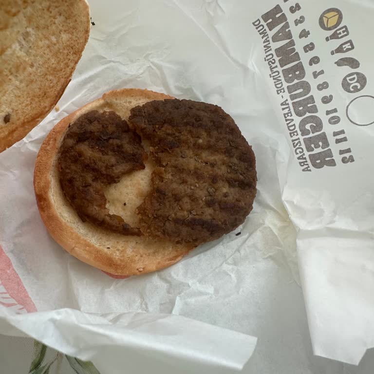 Siparişimde Yenmiş Ve Hijyenik Olmayan Hamburger Gönderildi, Çözüm Sunulmadı