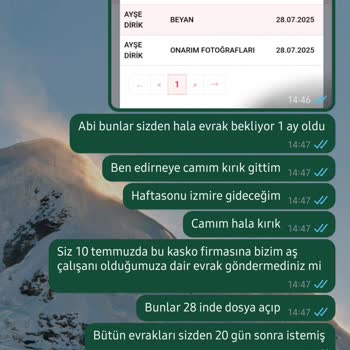 Cam Değişimi İçin Bir Aydır Bekliyorum Güvenlik Riski Ve İlgisizlik Yaşıyorum