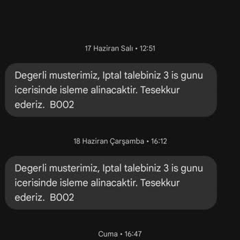 LCW SMS İptali Yapılmıyor Mağduriyetim Devam Ediyor