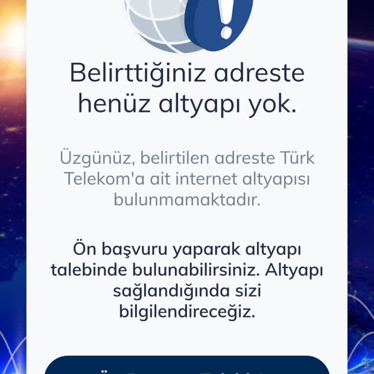Adres Taşınmasında Port Yetersizliği Nedeniyle İnternet Hizmeti Alamıyoruz