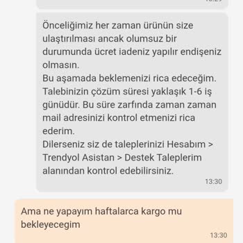 Siparişim Kargoya Verilmedi, Para İadesi Yapılmıyor