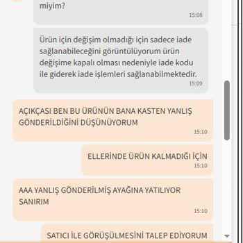 Yanlış Ürün Gönderimi Ve Yetersiz Destek