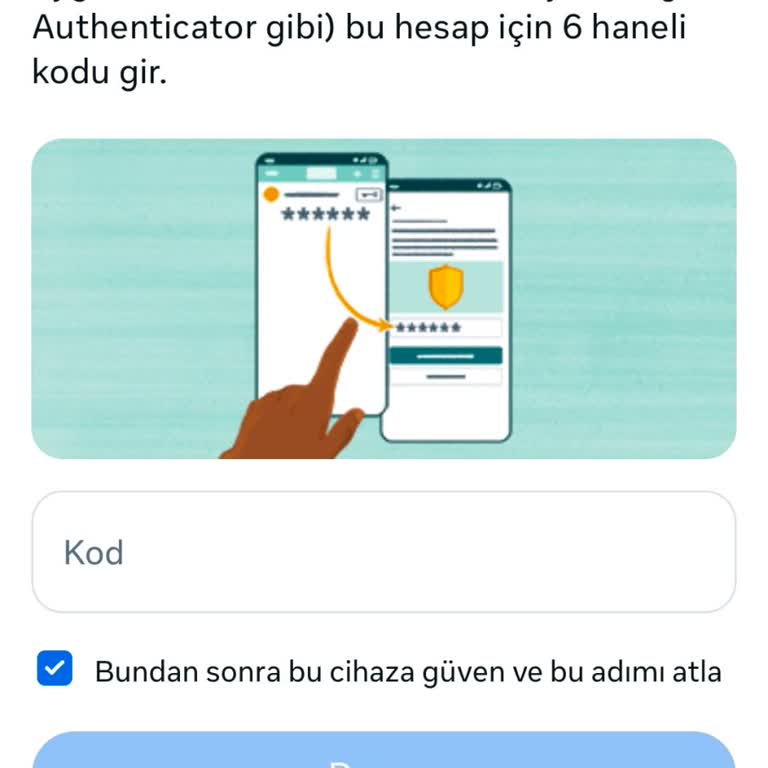 Facebook Hesabına Girişte Kullanmadığım İki Faktörlü Doğrulama Engeli