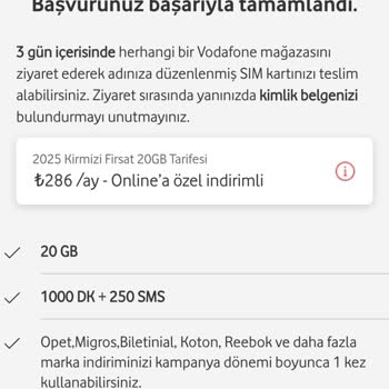 Vaat Edilen 34GB İnternet Hakkım Tanımlanmadı