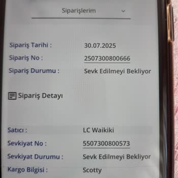 Sipariş Gönderilmedi, Para İadesi Yapılmıyor: Mağduriyet Yaşıyorum