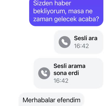 Sipariş Ettiğim Sehpa Teslim Edilmedi İletişim Kuramıyorum