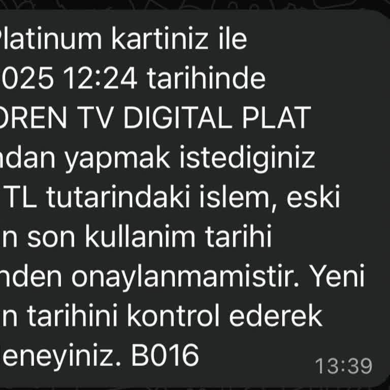 Üyeliğim Olmadan Kartım DSmart İçin İzinsiz Kullanılmaya Çalışılıyor