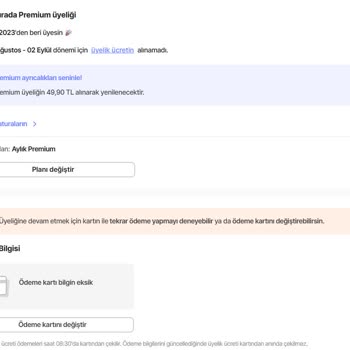 Hepsiburada Premium Hesabının İptal Edilememesi Ve Bilgim Dışında Para Çekilmesi