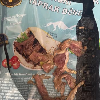 Hazır Döner Ürününde Pişmemiş Et Parçası Sorunu