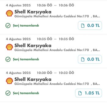 Shell Elektrik İstasyonunda Yüksek Provizyon Ve Bilgilendirme Eksikliği Nedeniyle Mağduriyet