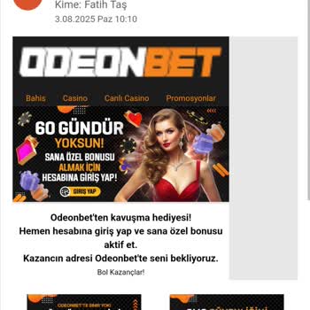Odeonbet'te Hediye Bonus Ve Destek Ekibi Sorunu