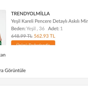 Trendyolmilla Yanlış Beden Gönderimi Ve İade Reddiyle Mağdur Edildim