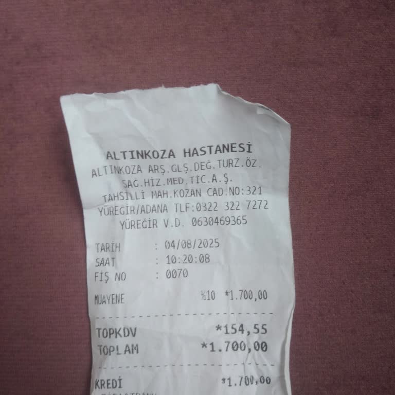 Altın Koza Hastanesinde Beklenmedik Ek Ücret Talebiyle Karşılaştım