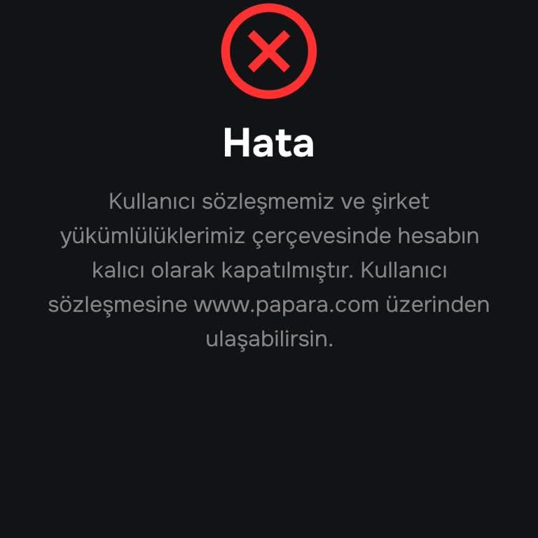 Papara Bakiyem 1 Aydır İade Edilmiyor, Müşteri Hizmetleri Çözüm Sunmuyor