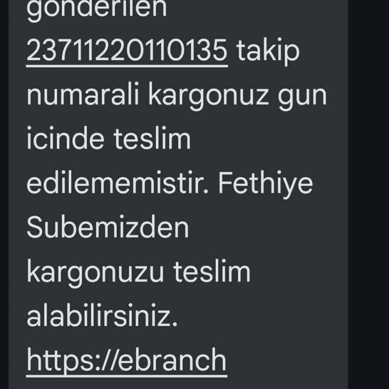 Evdeyken Kargom Teslim Edilmeden Şubeden Almam İstendi!