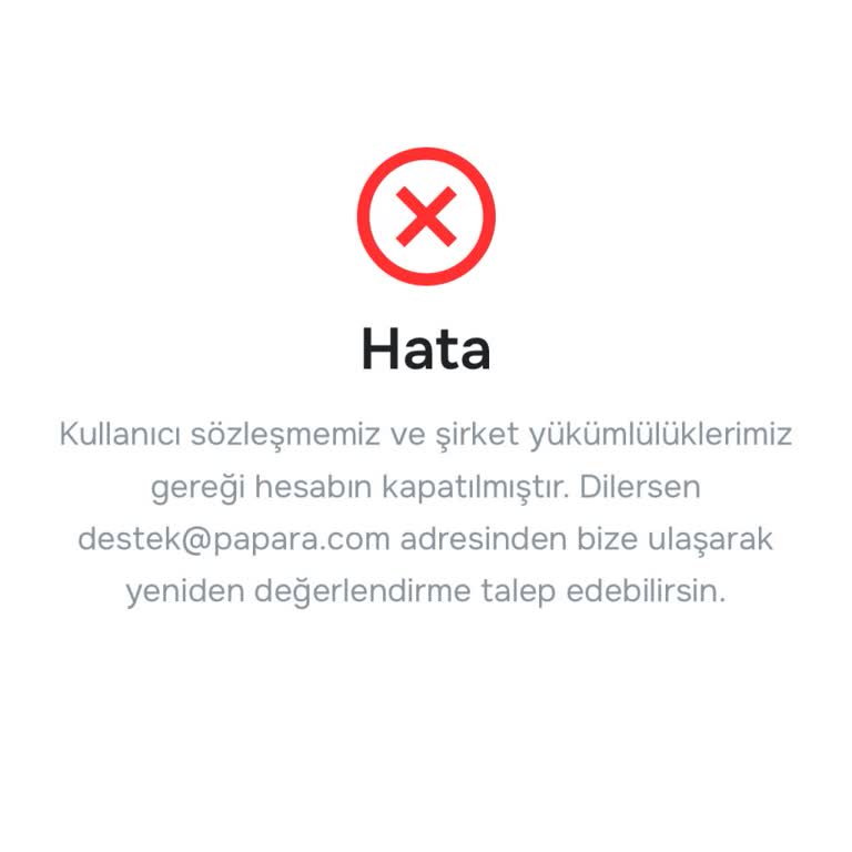 Papara Hesabım Gerekçesiz Kapatıldı, Bakiyem İade Edilmiyor!