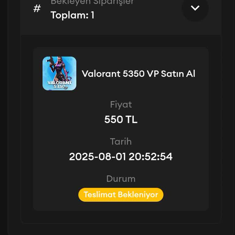 Satın Aldığım VP Ve Param Ne Olacak?
