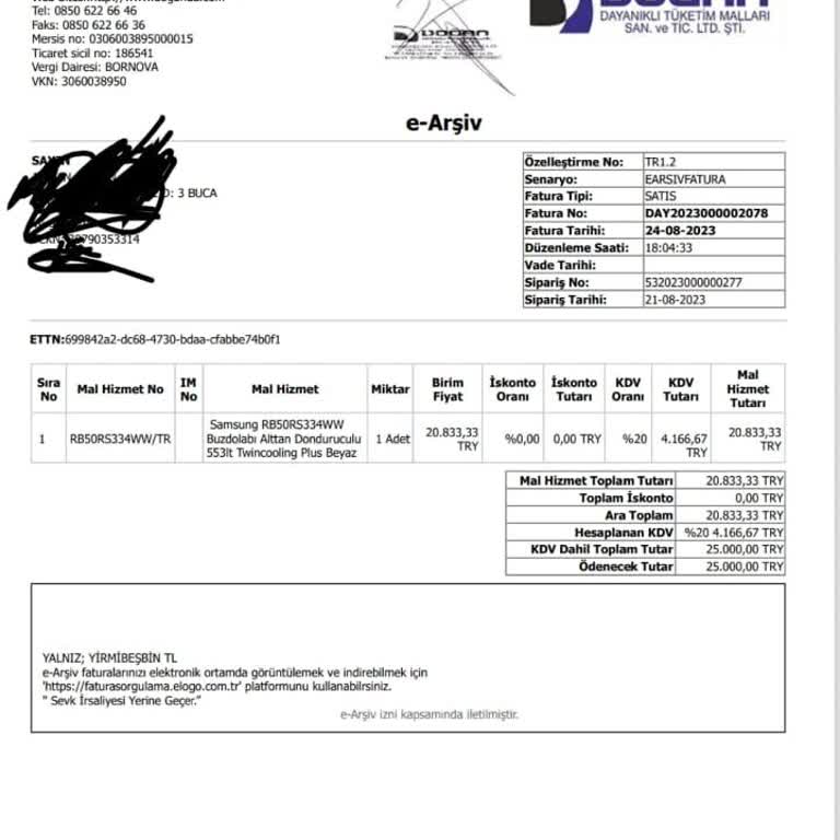 İki Yıl Dolmadan Arızalanan Buzdolabı Mağduriyetim