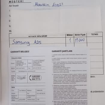 Samsung Galaxy A25'in Garanti Sürecinde Yaşanan Şarj Ve Isınma Problemi İle Yetersiz Servis Desteği