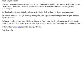 Kısa Sürede Hasar Gören Sandalet İçin İade Talebim Reddedildi