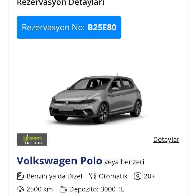 Araç Teslim Edilmedi, Ücret İadesi Yapılmadı: Mağduriyetimin Giderilmesini İstiyorum