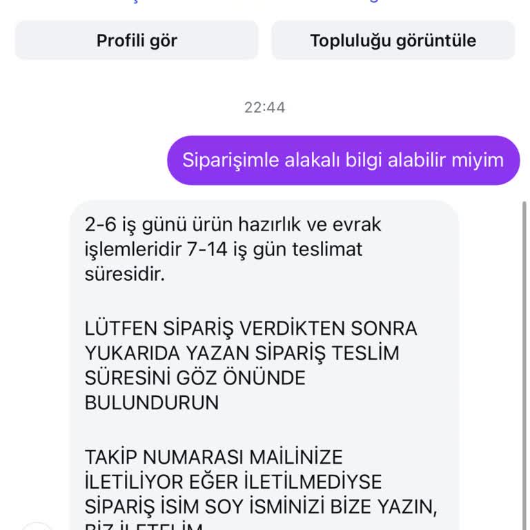 Siparişime Bir Aydır Ulaşamıyorum Ve Geri Dönüş Alamıyorum
