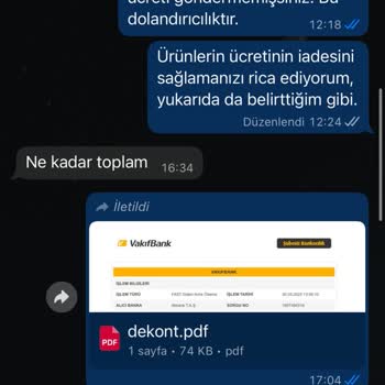 Yanıltıcı Ürün, Faturasız Satış Ve İade Sonrası İletişimsizlik Mağduriyeti