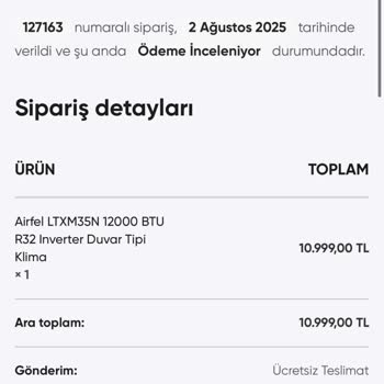 Ürün Gelmedi, İade Yapılmadı, İletişim Sağlanamıyor