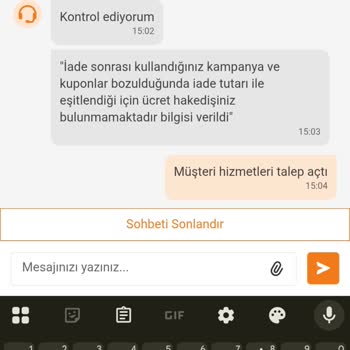 Kuponlu Alışverişte İade Mağduriyeti Yaşadım