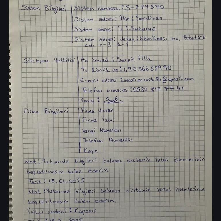 İptal Talebim 4 Aydır Sonuçlanmadı, Haksız Faturalandırma Devam Ediyor